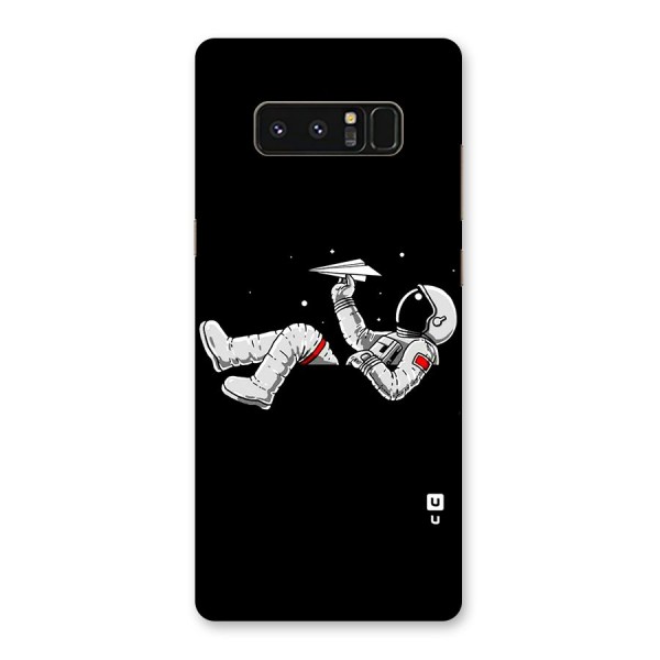 Astronaut Aeroplane Back Case for Galaxy Note 8