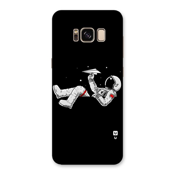 Astronaut Aeroplane Back Case for Galaxy S8