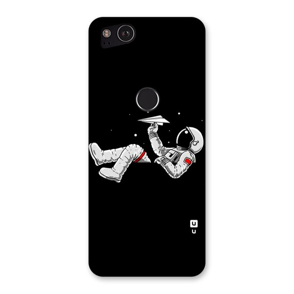 Astronaut Aeroplane Back Case for Google Pixel 2