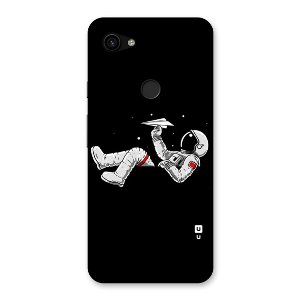 Astronaut Aeroplane Back Case for Google Pixel 3a XL