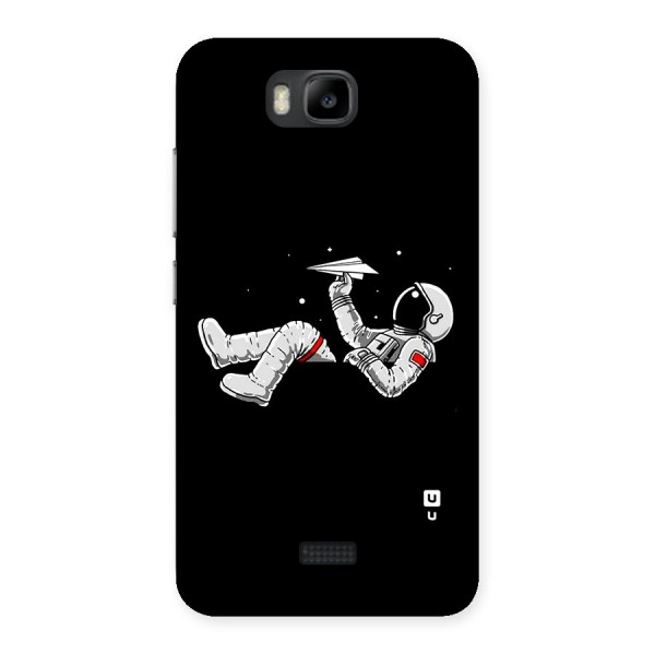 Astronaut Aeroplane Back Case for Honor Bee