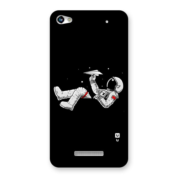 Astronaut Aeroplane Back Case for Micromax Hue 2