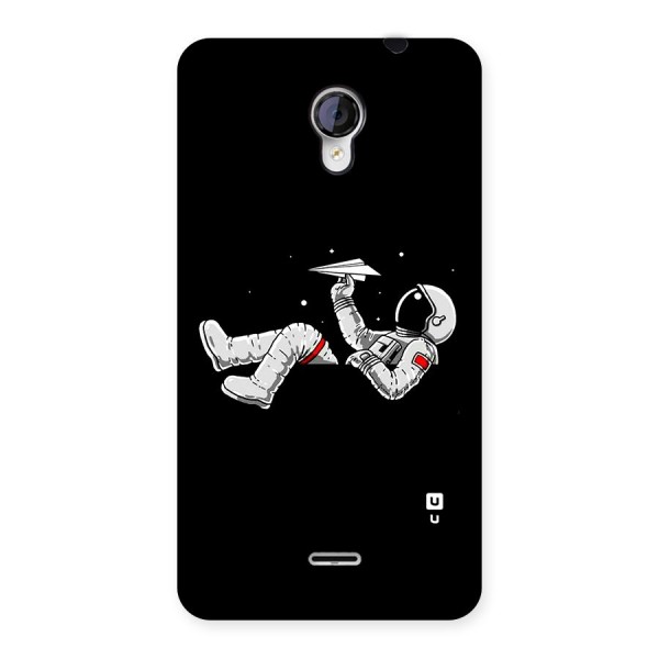 Astronaut Aeroplane Back Case for Micromax Unite 2 A106