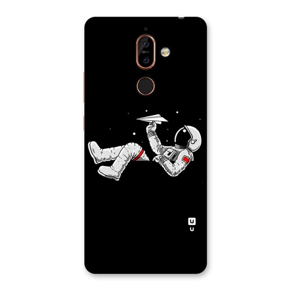 Astronaut Aeroplane Back Case for Nokia 7 Plus