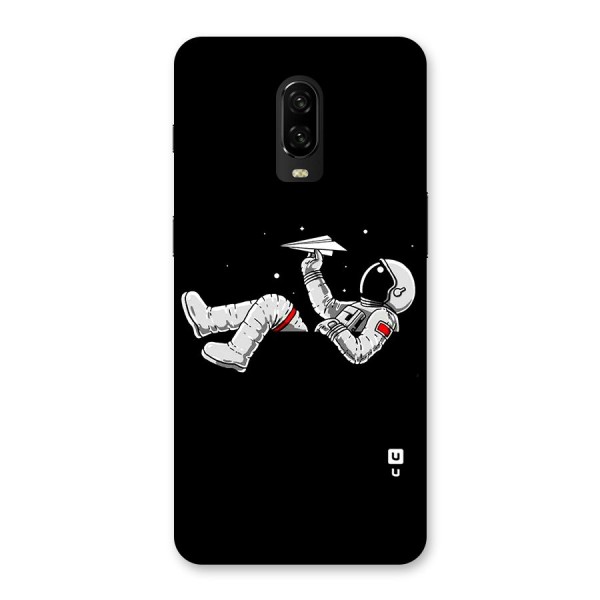 Astronaut Aeroplane Back Case for OnePlus 6T