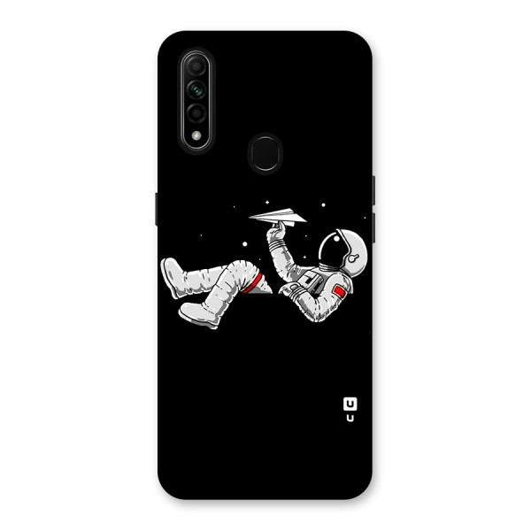 Astronaut Aeroplane Back Case for Oppo A31