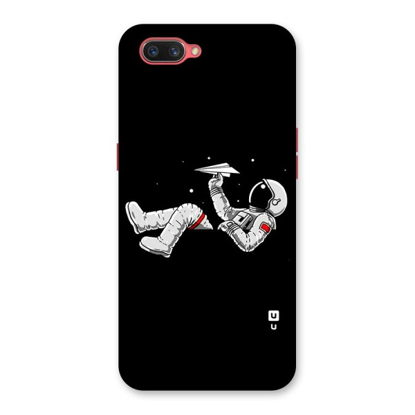 Astronaut Aeroplane Back Case for Oppo A3s