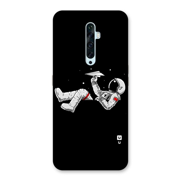 Astronaut Aeroplane Back Case for Oppo Reno2 F