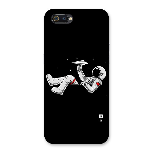 Astronaut Aeroplane Back Case for Realme C2