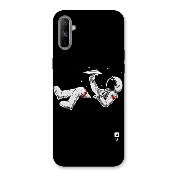 Astronaut Aeroplane Back Case for Realme C3