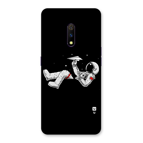 Astronaut Aeroplane Back Case for Realme X