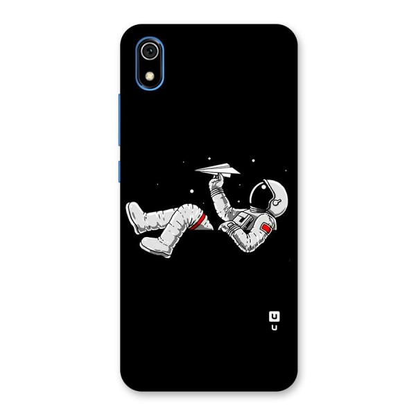 Astronaut Aeroplane Back Case for Redmi 7A