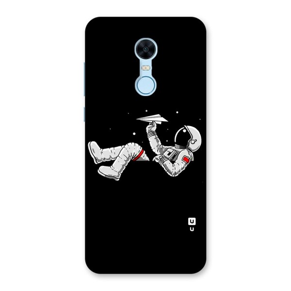 Astronaut Aeroplane Back Case for Redmi Note 5