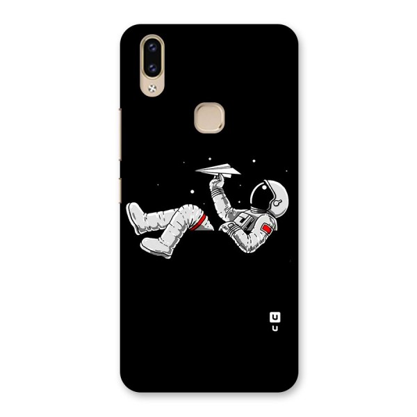 Astronaut Aeroplane Back Case for Vivo V9