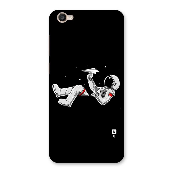 Astronaut Aeroplane Back Case for Vivo Y55s