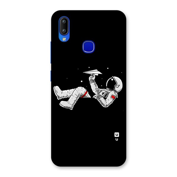 Astronaut Aeroplane Back Case for Vivo Y91