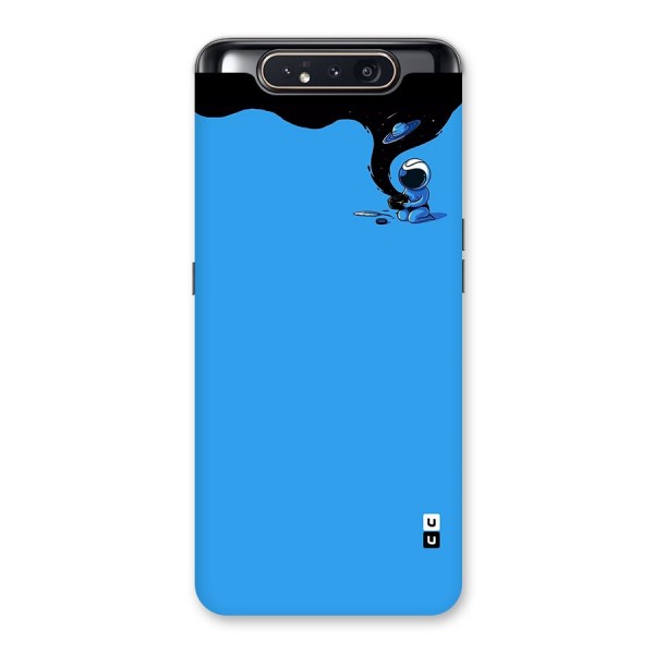 Astronaut Creativity Paint Sky Back Case for Galaxy A80