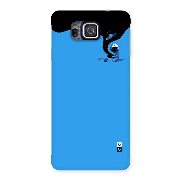 Astronaut Creativity Paint Sky Back Case for Galaxy Alpha