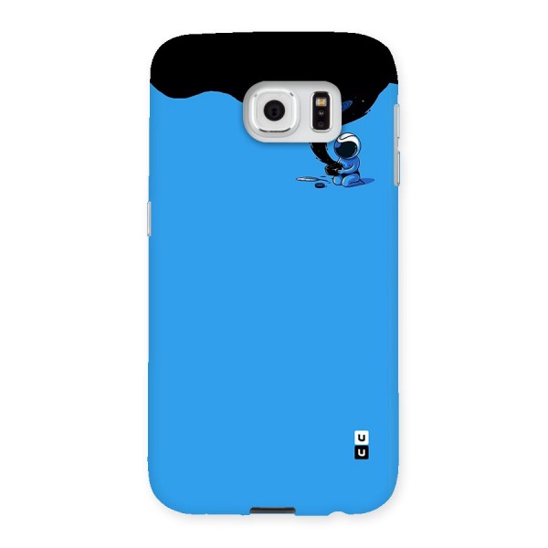 Astronaut Creativity Paint Sky Back Case for Galaxy S6