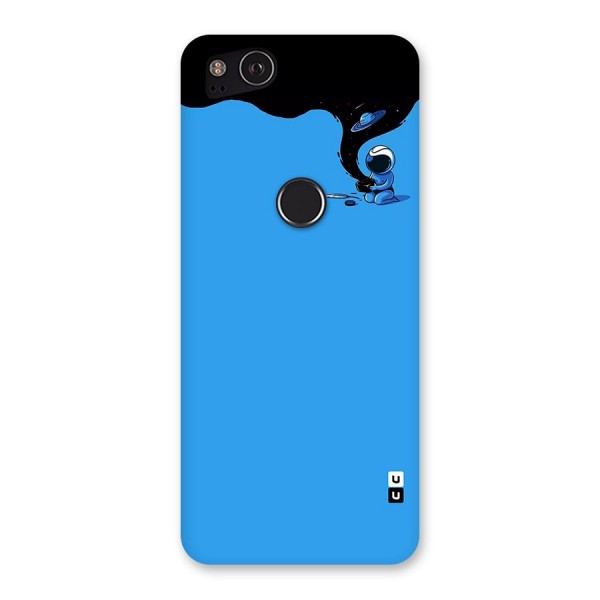 Astronaut Creativity Paint Sky Back Case for Google Pixel 2