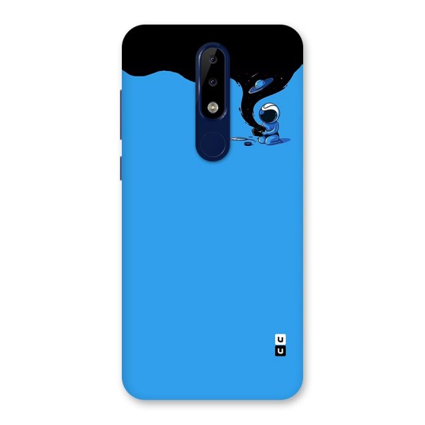 Astronaut Creativity Paint Sky Back Case for Nokia 5.1 Plus