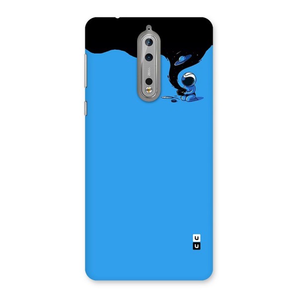 Astronaut Creativity Paint Sky Back Case for Nokia 8