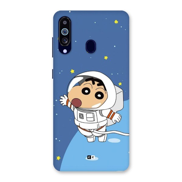 Astronaut Shinchan Back Case for Galaxy A60