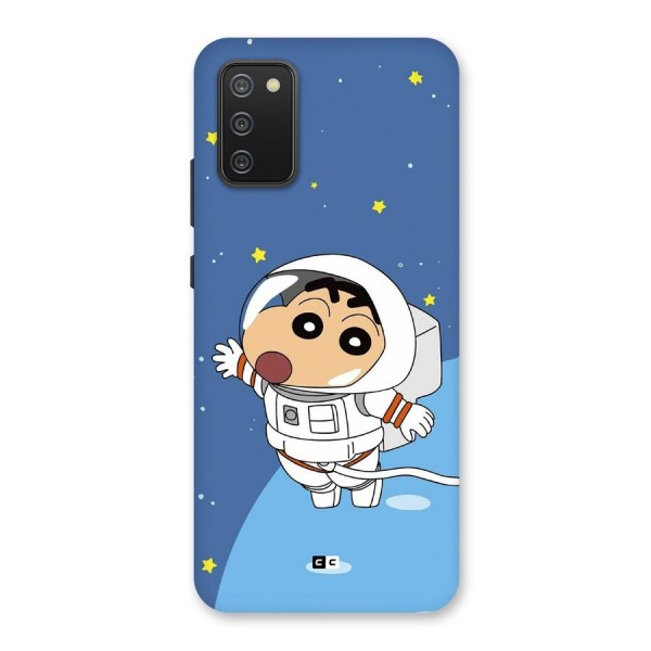 Astronaut Shinchan Back Case for Galaxy F02s