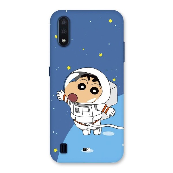 Astronaut Shinchan Back Case for Galaxy M01