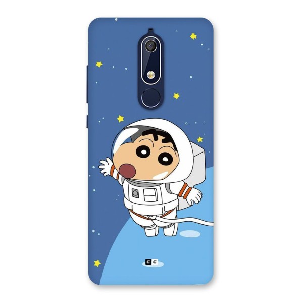 Astronaut Shinchan Back Case for Nokia 5.1