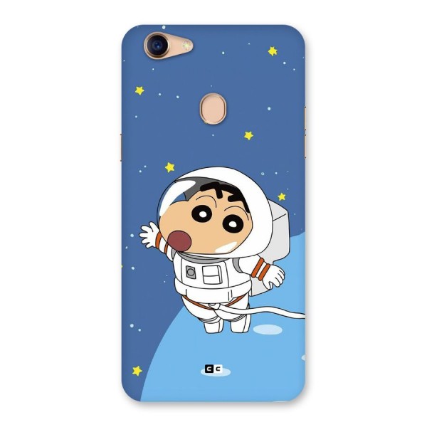 Astronaut Shinchan Back Case for Oppo F5