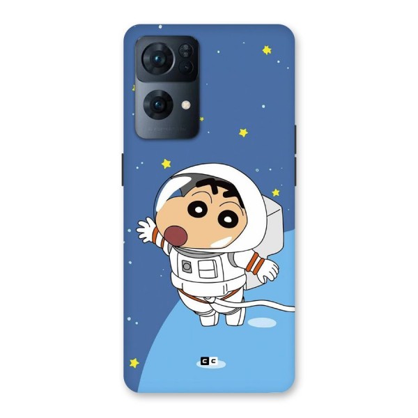 Astronaut Shinchan Back Case for Oppo Reno7 Pro 5G