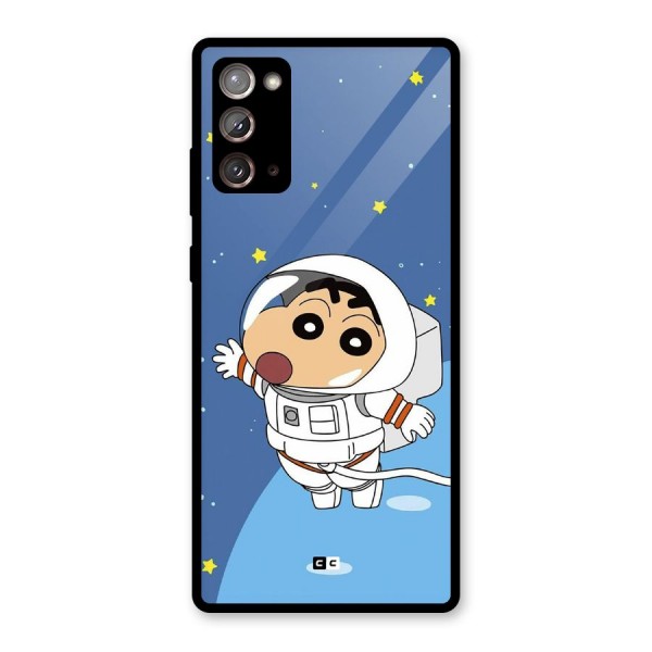 Astronaut Shinchan Glass Back Case for Galaxy Note 20