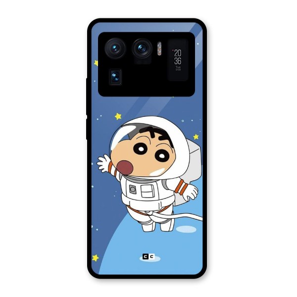 Astronaut Shinchan Glass Back Case for Mi 11 Ultra