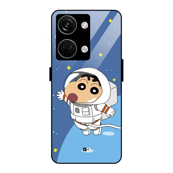 Astronaut Shinchan Glass Back Case for Oneplus Nord 3