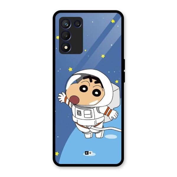 Astronaut Shinchan Glass Back Case for Realme 9 5G Speed