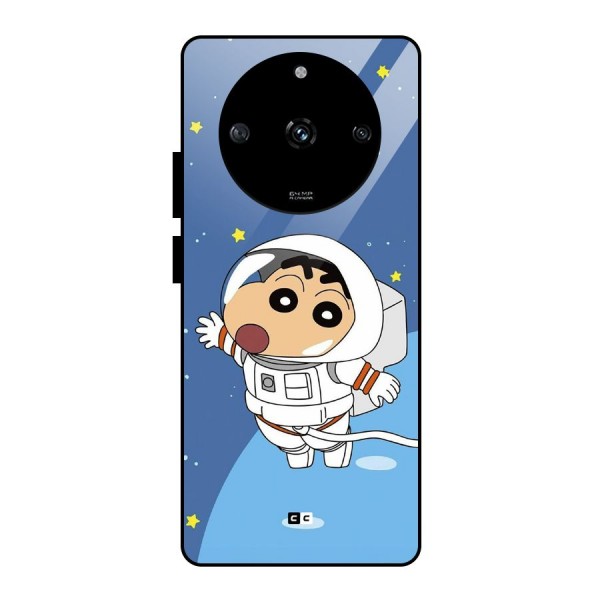 Astronaut Shinchan Glass Back Case for Realme Narzo 60 5G