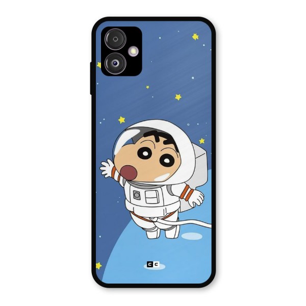 Astronaut Shinchan Metal Back Case for Galaxy F14