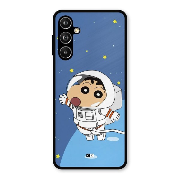 Astronaut Shinchan Metal Back Case for Galaxy F54