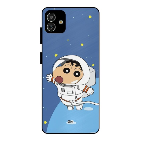 Astronaut Shinchan Metal Back Case for Galaxy M13 5G