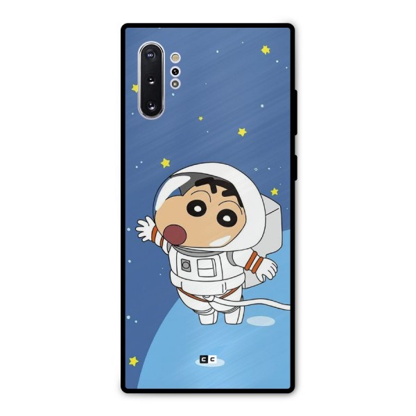 Astronaut Shinchan Metal Back Case for Galaxy Note 10 Plus