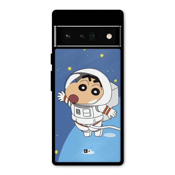 Astronaut Shinchan Metal Back Case for Google Pixel 6 Pro