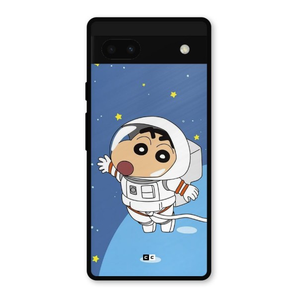 Astronaut Shinchan Metal Back Case for Google Pixel 6a