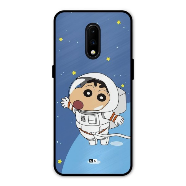 Astronaut Shinchan Metal Back Case for OnePlus 7