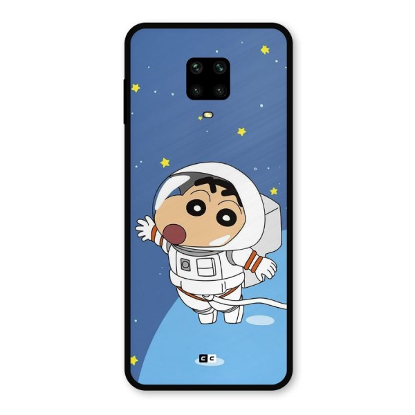 Astronaut Shinchan Metal Back Case for Poco M2