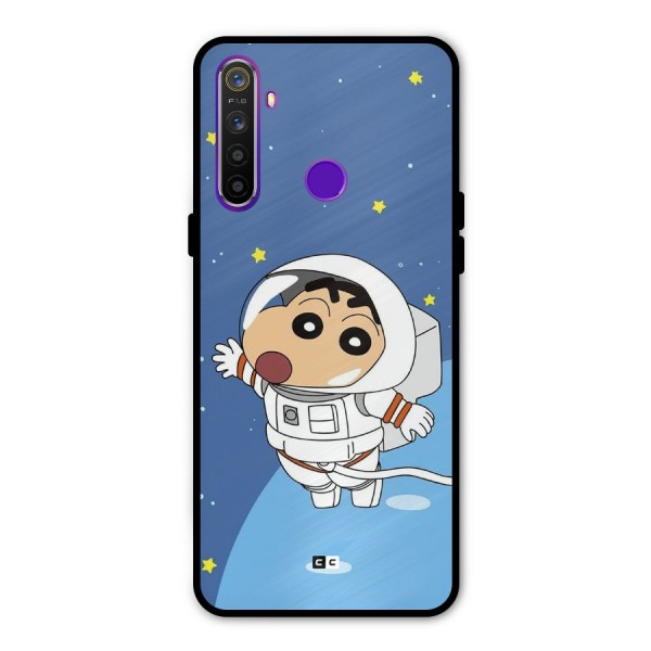 Astronaut Shinchan Metal Back Case for Realme 5i