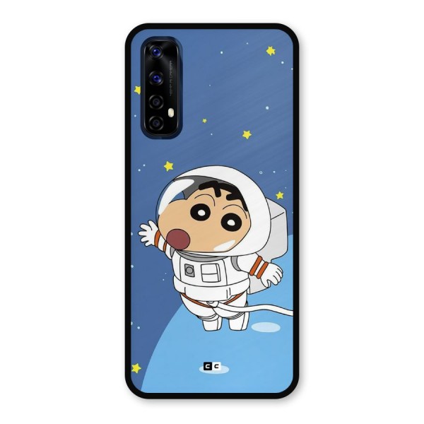 Astronaut Shinchan Metal Back Case for Realme 7