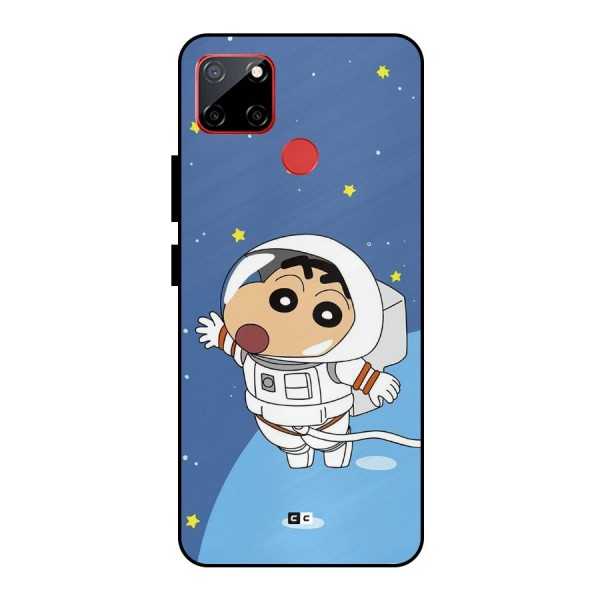 Astronaut Shinchan Metal Back Case for Realme C12