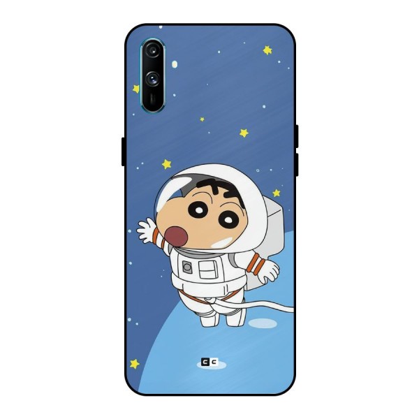 Astronaut Shinchan Metal Back Case for Realme C3