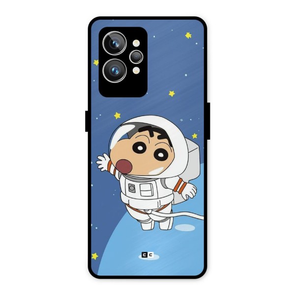 Astronaut Shinchan Metal Back Case for Realme GT2 Pro